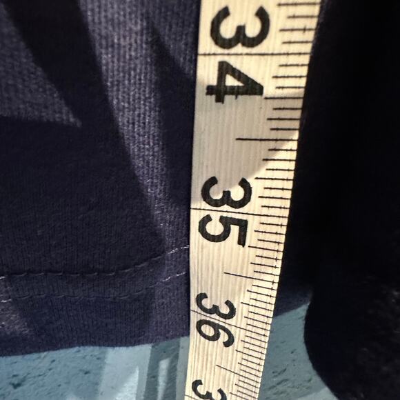 NWT Woman Within Size 5X Navy Polo PolyCotton Blend Easy Care Work Office School - Picture 7 of 11